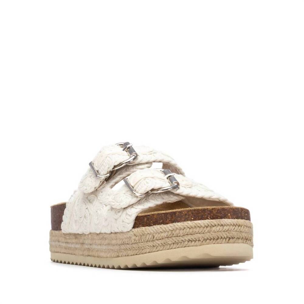 NEW XTI women's refresh textile sandals in beige